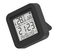 DECOMELODY Termómetro Digital Interior Multifunción con Monitor de Humedad y Temperatura Portátil Alta Precisión bajo Consumo Pantalla LCD Wifi USB para Hogar Oficina y Plantas
