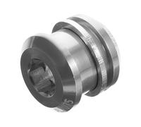 DECOMELODY Tornillo de Ventilación para Caja de Percusión de Aleación de Aluminio, Accesorio de Batería Resistente y Duradero, Rejilla Metálica para Respiradero de Aire, Compatible