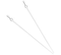 DECOMELODY Varillas para Persianas Verticales de Acrílico Transparente, 2 Piezas de 43 CM Gancho, Herramienta Manual para Abrir Cortinas en Ventanas