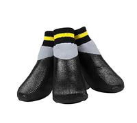 DECOMELODY Zapatos De Invierno Impermeables para Perros Botas De Lluvia Antideslizantes y Calcetines De Goma para Cachorros Pequeños Calzado para Nieve