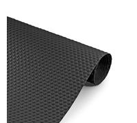 Decomira Tamaño de Tapete Recortable a 50x150 cm | Lámina de Armario Lavable o Alfombrilla Antideslizante para Cajones, Frigorífico o Estantería | Como Base para la Cocina u Organizador | Negro