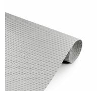 Decomira Tamaño de Tapete Recortable a 50x150 cm | Lámina de Armario Lavable o Alfombrilla Antideslizante para Cajones, Frigorífico o Estantería | como Base para la Cocina u Organizador | Gris