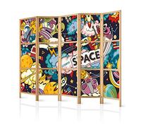 decomonkey Biombo Graffiti de Arte Callejero Lleno 225x171 cm 5 Paneles