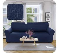 Deconovo Capa de sofá, antiderrapante e macia, protetor de sofá para Sala de Estar, 237×83×89 CM, Marina de Guerra