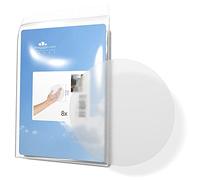 Decooo.be - Pegatinas 8 Rondas Grandes - anticolisión para evitar que personas o pájaros golpeen en vidrio de ventana