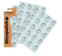 Décopatch C761O - Une pochette de 3 feuilles de papier imprimé 30x40 cm, Anges