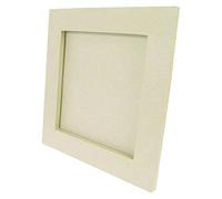 Décopatch CD026C - Un support en papier brun mâché 1x19,5x19,5 cm, Cadre plat carré