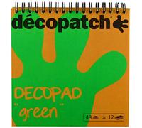 Décopatch, 1x15x16cm-Verdes Decopad, Verde, papel, 1x15x16cm