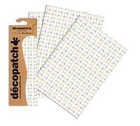 Décopatch Decorativo, Papel de pájaro, 3 Sheets