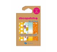 Décopatch- Hoja, Color Estival, Mediana (Clairefontaine Rhodia DP034C)