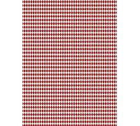 Décopatch FDA738O - Une pochette de 20 feuilles 30x40 cm Petits losanges rouges