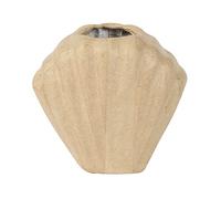 Décopatch HD072C - Jarrón de conchas para decorar papel maché marrón - resistente al agua - Plantes - Decoración del hogar - DIY y manualidades - 8,5 x 17 x 15 cm