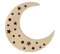 Clairefontaine ES Décopatch HD078C - Luna grande para colgar de papel maché marrón - Decoración de dormitorio - Decoración del hogar - DIY y manualidades - 34 x 5 x 35 cm