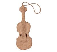 Décopatch NO043C - Un support en papier brun pulpé 1,5x4x11 cm, Violoncelle à suspendre