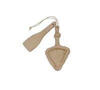 Décopatch NO056Cpack - Un Lot de 5 supports en papier Mâché brun 1x5x10 cm, Poëlon à Raclette à suspendre