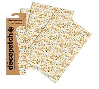 Décopatch - Ocio creativo - Paquete de 3 hojas iguales para pegar