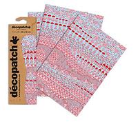 Décopatch Papel de impresión de flores y niños, 30 x 40 cm, 3 hojas