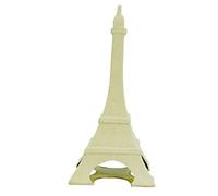 Décopatch SA166O - Un support en papier brun mâché 11x11x22 cm, Tour parisienne