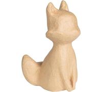 Décopatch SA236C - Un Soporte de Papel marrón maché 14x11x20 cm, Zorro