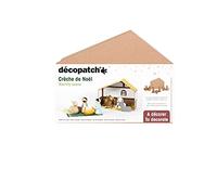 Décopatch- Support, NO053C, Crèche de Noël