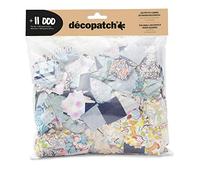 Decopatch MP007C - Maxi pack de 11.000 cuadrados de hojas de 3 x 3 cm, diseños surtidos