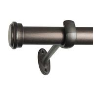 Decopolitan Tapa de Extremo de 7/8 Pulgadas Juego de Barra de Cortina, Acero, Cobre Tostado, 36 to 72-Inch