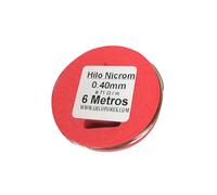 DecoPorex - Bobina hilo de resistencia de Nicrom 0,40mm - 6 metros