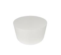 DecoPorex - Cilindro de Poliestireno Expandido Ø40cm x 20cm para Manualidades, Decoración y Proyectos Creativos (1 Unidad) - Porexpan, Telgopor, Corcho Blanco