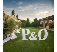 DecoPorex - Letras Gigantes 60 cm en Poliestireno para Bodas y Eventos