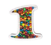 DecoPorex - Numero 1 para Candy Bar de 20cm de Altura y 3cm de Profundidad en poliestireno. Recipiente para rellenar de caramelos