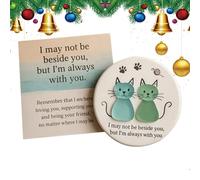 Decor, Cat Lover Hanging Figure, Best Friends Forever Charm, Charming Sentiment for Family, Outdoor Window Sill Feature, Yard Gathering Supplies, Flat Lightweight Design Acrylic Construction