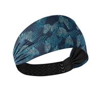 decor gift Americas Zebras Blue and Black Cooling Hair Headbands for women Elastic hairband for basketball basketball basketball bands for the cabello