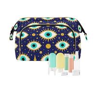 decor gift Bolsa de cosméticos de viaje Essentials Evil Eye Magic Boho Dark (longword) para organizador de maquillaje