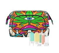 decor gift Bolsa organizadora de maquillaje Essentials Magic Mushroom Evil Eye (longword) para mujer, monedero para brochas de maquillaje
