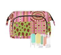 decor gift Bolsas de maquillaje impermeables y estéticas Y2k Vintage Nostalgia (longword) monedero para mujer para cosméticos grandes