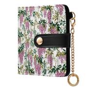 decor gift Cartera plegable para mujer, William Morris Tropical Wisteria, colorida, práctica, de piel sintética, para mujeres, niños y niñas