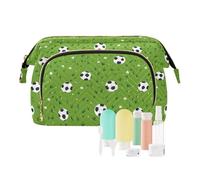 decor gift Estuche de maquillaje Essentials Green Field Football (longword) Bolsa de maquillaje para brochas