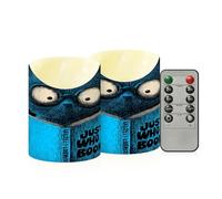 decor gift Velas eléctricas sin llama con temporizador de 2/4/6/8 horas Just Who Loves Books Cat Velas a pilas para mesa de Acción de Gracias