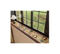Decor Printing Window Sill Protector, Non-Skid Narrow Sill Pad Cover - Customizable Mat for Bay Window, Balcony & Home Decor(Color 1,30x100cm)