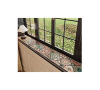 Decor Printing Window Sill Protector, Non-Skid Narrow Sill Pad Cover - Customizable Mat for Bay Window, Balcony & Home Decor(Color 2,10x290cm)