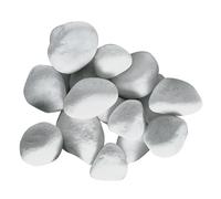 Decor Space Guijarros blancos de jardín de mármol de Carrara, piedras decorativas, piedras naturales para macetas y acuarios "Made in Italy" (25 kg 25 - 40 mm)