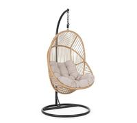 Decor Space Sillón colgante Martinica de acero con recubrimiento en polvo para jardín y porche