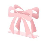 Decor Tissue Box - Dispensador de pañuelos de metal, 4,97 x 2,22 x 5,33 pulgadas, hierro con estructura de acento de arco, soporte organizador de mesa resistente, soporte para pañuelos de estilo