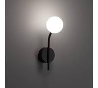 Decor Walther Pep aplique, 1 luz, negro