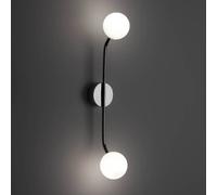 Decor Walther Pep aplique, 2 luces, negro