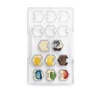 DECORA 0050121 Molde para Chocolate HEXÁGONO DE Enclavamiento