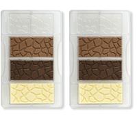 DECORA 0050129 Molde para Chocolate Tableta A CAPARAZÓN DE Tortuga (Paquete de 2)