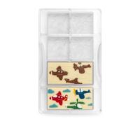 DECORA 0050137 Molde para Chocolate Tableta Aviones&HELICÓPTEROS