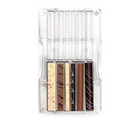 DECORA 0050139 Stick and Rod Chocolate Mould 12 Cavities 200 X 120 X 22 MM, Policarbonato