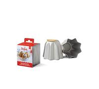 DECORA, 0062684 Molde Profesional Pandoro Ø 7,5 x 6 cm, Ideal para Hacer un Pandorino de 70g, de Aluminio Anodizado, Sin Puntos de Soldadura, Diseño Profesional, Paquete de 3 piezas